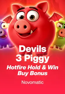 Devils 3 Piggy Hotfire Hold & Win Buy Bonus